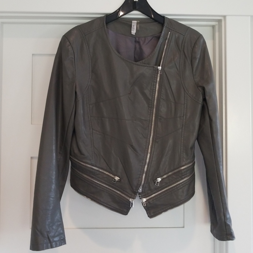 Ladies Faux Leather jacket